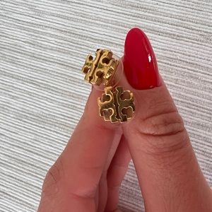 Gold Tory Burch Earrings